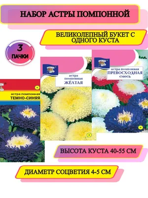 Астра Балун желтая 0,1 гр - купить в интернет-магазине «Агросемфонд» с  доставкой Почтой России