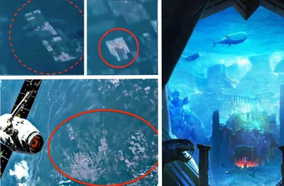 Вся правда об Антантиде: Уфологи сфотографировали из космоса легендарную  Атлантиду, которая поразила необычными зданиями