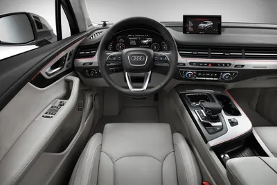 Интерьер салона Audi Q7 (2015-2019). Фото салона Audi Q7