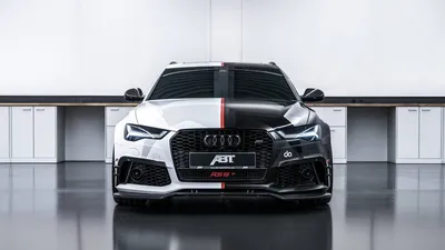 Download wallpaper audi, night, rs6, section audi in resolution 1366x768