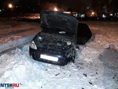 Печальная зима… — Lada Приора седан, 1,6 л, 2012 года | ДТП | DRIVE2