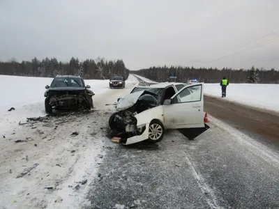 В Карелии в дерево врезался автомобиль, пострадали жители Архангельска - 13  января 2020 - 29.ru