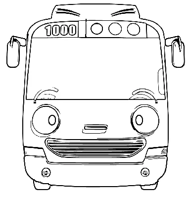 Tayo the Little Bus / Тайо маленький автобус Детская игрушка Тайо маленький  автобус, набор машинок