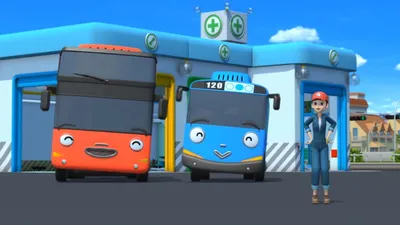 Игровой набор автобус Тайо -Мини -Гараж -РАНИ,ГАНИ,РОГИ,ТАЙО -Little Bus  TAYO | Играландия - интернет магазин игрушек