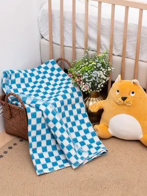 Байковое одеяло для новорожденного Лошадки купить за 1 150 руб. в  интернет-магазине Детский Лес с быстрой доставкой