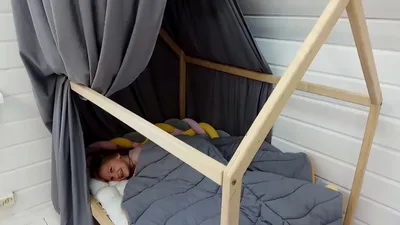 Шатры балдахины на детскую кроватку в скандинавском стиле