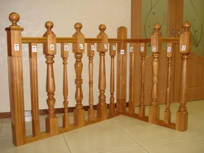 Балясины для лестницы из дерева в Перми