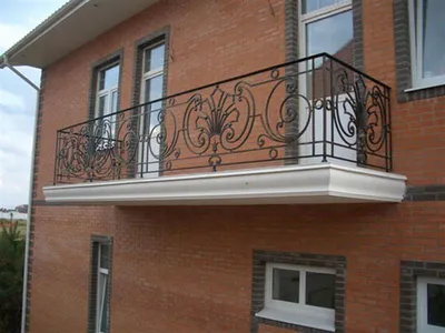 Перила на балкон из металла, современные, лофт | Фото, цена