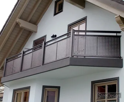 Ограждения ДПК для балкона | ЛАТИТУДО