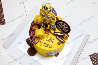 Рукоделки IrKo :): Торт \"Трансформеры. Бамблби\" / Transformers Bamblebee  Cake