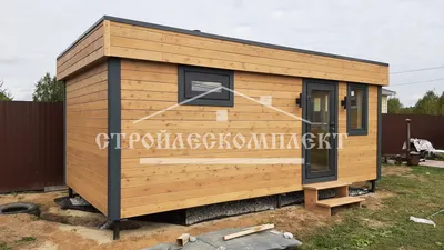 Каркасная баня Быстрица - Проект каркасной бани 4х5,5 м