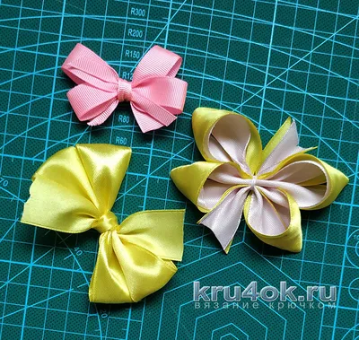 Gift ribbon bow. EASY and FAST. Two folding methods. - YouTube