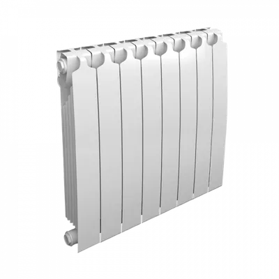 Радиатор биметаллический Rifar Base 350 (12 секций). 350 мм - Алюминиевые и  биметаллические радиаторы / Вариант-А