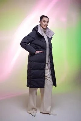 Удлиненное зимнее женское пальто BatterFlei Графитовый 52 (BTF2185-12)  купить в Харькове, Украине по цене 4 900 грн: фото, отзывы - Alster