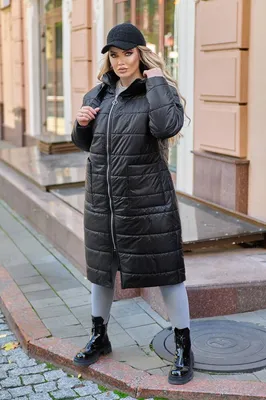 Пальто зимнее BATTERFLEI 2368 42 черный – лучшие товары в онлайн-магазине  Джум Гик