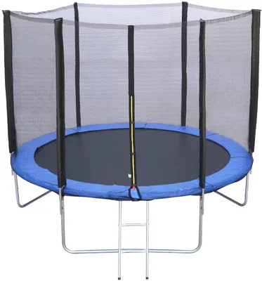 Батут DFC Trampoline Fitness с сеткой 12ft Светло-зелёный — купить по цене  18990 руб в интернет-магазине с доставкой по всей РФ | Дриада Спорт