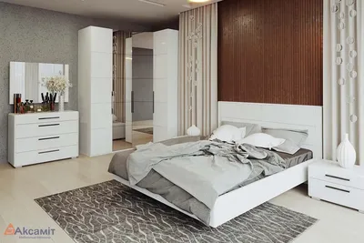 Спальня Гравита белый глянец — купить со склада в интернет магазине мебели
