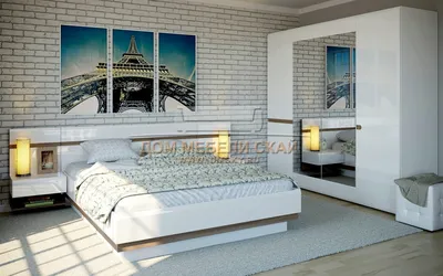 Кровать Линате 1600 с тумбами, белый глянец - купить в Москве недорого по  цене 54 797 руб. (арт. N0014593) | Дом мебели Скай