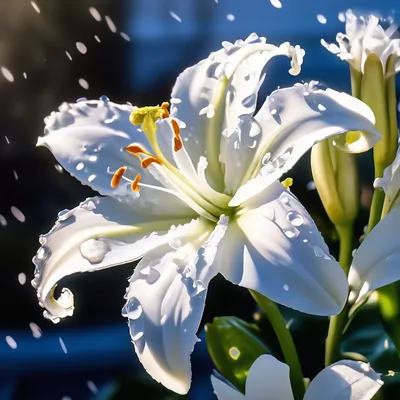 Купить Цветы поштучно Лилия белая в Красноярске, заказ онлайн