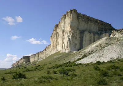 Белая скала фото