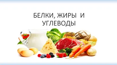 Белки, жиры и углеводы