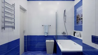 Голубая и белая ванная комната, белый ушат, раковина Иллюстрация штока -  иллюстрации насчитывающей свет, яркое: 100420172