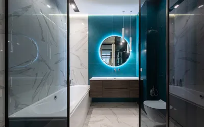 30+ ванных комнат в синем - самом трендовом цвете последних лет - Декорри