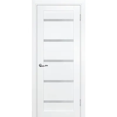 Межкомнатная дверь PSC-7 Белый со стеклом по цене 6890 руб. купить в Москве  в интернет-магазине Двери LEKO
