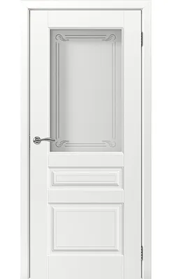 Купить дверь 507 Белый глянец с черным стеклом с доставкой и установкой  недорого в Москве