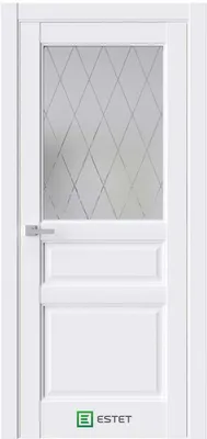 Купить межкомнатную Межкомнатная дверь Sonata S8 Айс белое стекло 2 в  Сызрани | «Двери в Сызрани»