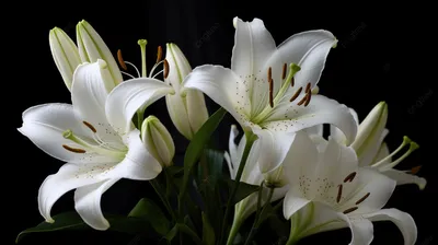 Белые лилии в букете Адель купить в Краснодаре по выгодной цене