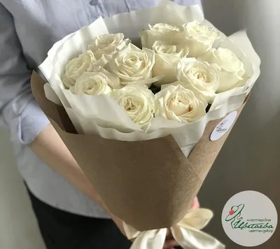 Большой букет белых роз (61 фото) | Белые розы, Красивые розы, Белые букеты