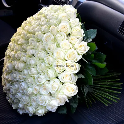 Букет из 11 белых кустовых роз купить с доставкой в Томске