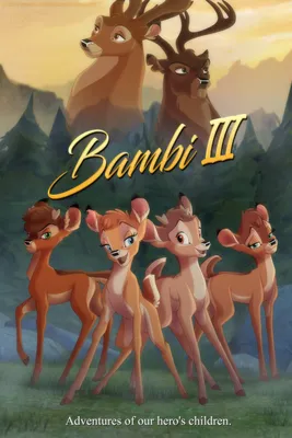 STL file Disney Bambi wall art Bambi wall decor 2d art Disney fanart 🎨・3D  printable design to download・Cults