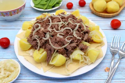 Бешбармак из говядины рецепт с фото пошагово - 1000.menu