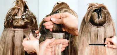 Ленточное наращивание волос в Москве цена в студии Ольги Полоник