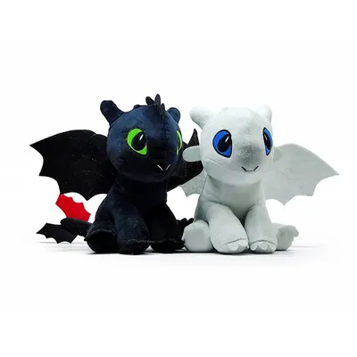 Мягкая игрушка ToyCloud Беззубик и Дневная Фурия (23 см) 00688-1 |  PlushevoToys
