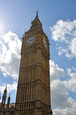 Лондонская часовая башня Big Ben