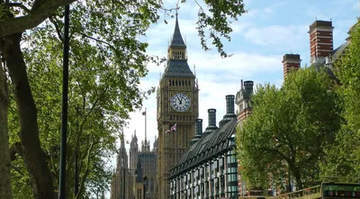 Лондон, Биг Бен Часы На Вестминстера Города Фотография, картинки,  изображения и сток-фотография без роялти. Image 13119465