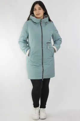 Купить Базовая бирюзовая тёплая куртка с карманом на рукаве (арт.  103735332506) за 24999 руб. в интернет-магазине Tom-Tailor.ru