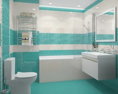 Выбираем цвет плитки для ванны, туалета, кухни