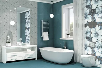 Дизайн ванной в бирюзовом цвете [91 фото]