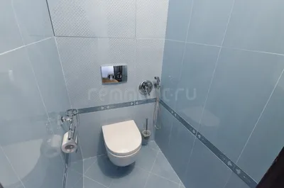 Дизайн-проект Sigma Голубая плитка готовые решения для ванной комнаты цена,  фото, купить на сайте Laparet