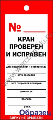 Пример этикетки на переносной углекислотный огнетушитель / Pozhproekt.ru