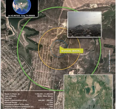Спутниковая Карта Бишкека Бывшего Пишпека Фрунзе Является Столицей  Крупнейшим Городом Векторное изображение ©vampy1 291525552