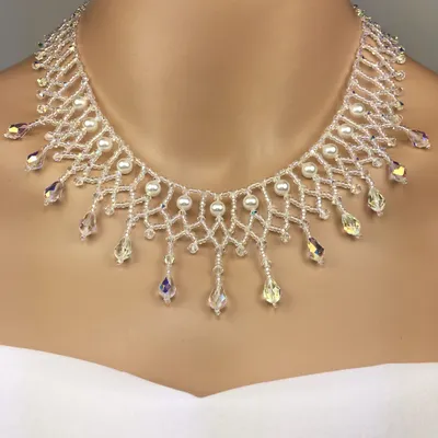 Wedding Collar Necklace | Swarovski Crystal | Two Be Wed Jewelry