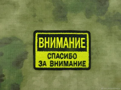 Нашивка СПАСИБО ЗА ВНИМАНИЕ в интернет-магазине Ярмарка Мастеров по цене  200 ₽ – PL5LURU | Аппликации, Белорецк - доставка по России