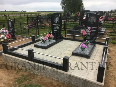 Благоустройство могил на ☗кладбище в Минске - фото и цены на благоустройство  мест захоронения