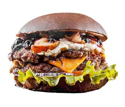 Быстрое питание «Black Star Burger Promenade» в Алматы - фото, отзывы,  меню. «Блэк Стар Бургер» доставка на Restolife.kz