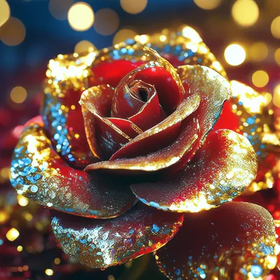 Визуализация аромата розы в цветущем…» — создано в Шедевруме